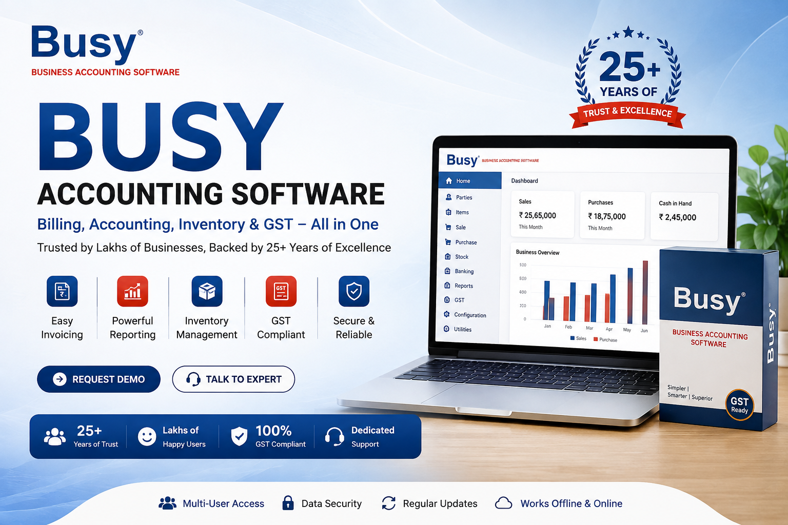 BUSY accounting software demo video